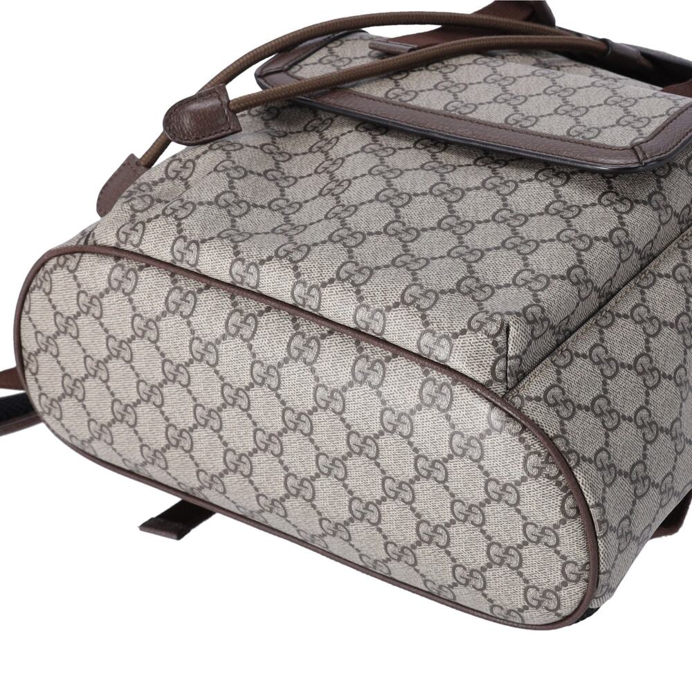 GUCCI Ophidia GG Supreme Backpack 792114 Light Brown PVC Leather - Picture 6 of 8